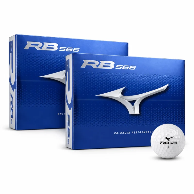 Mizuno RB 566 Soft Feel Distance Golf Balls – 2 Boxes