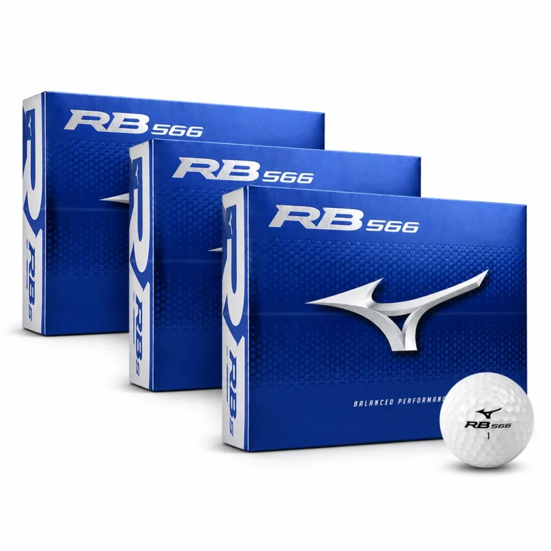 Mizuno RB 566 Soft Feel Distance Golf Balls โ 3 Boxes