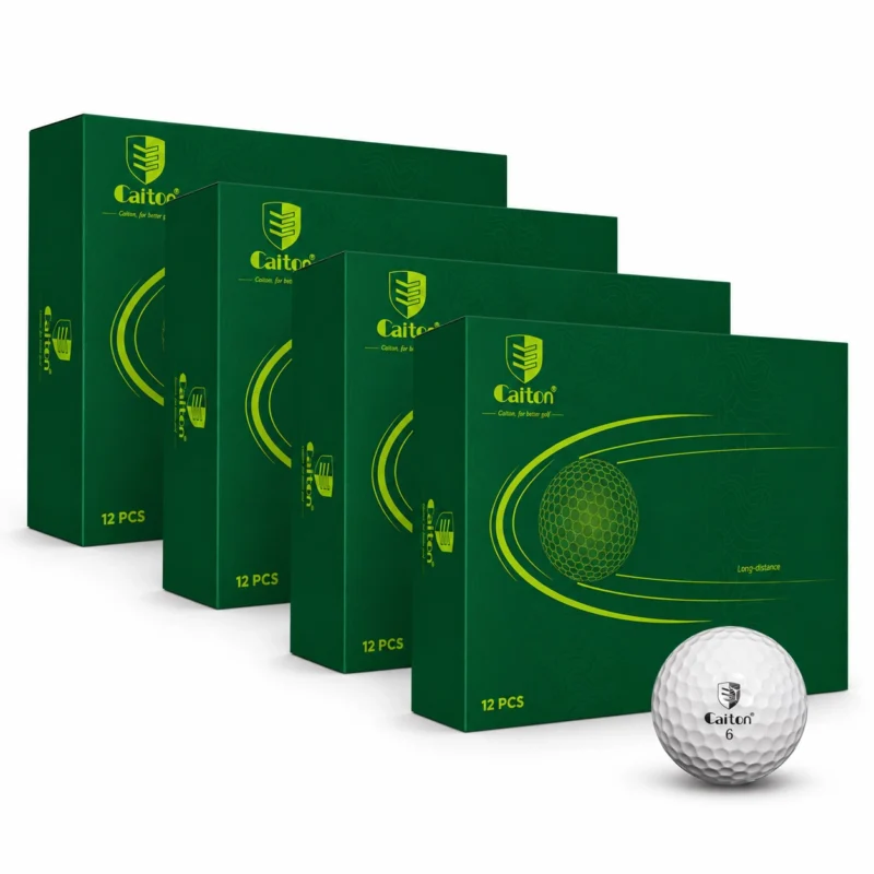 Caiton Long Distance Performance Golf Balls – 4 Boxes