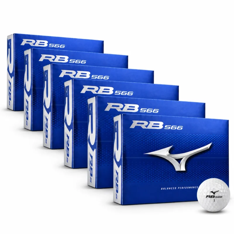 Mizuno RB 566 Soft Feel Distance Golf Balls – 8 Boxes